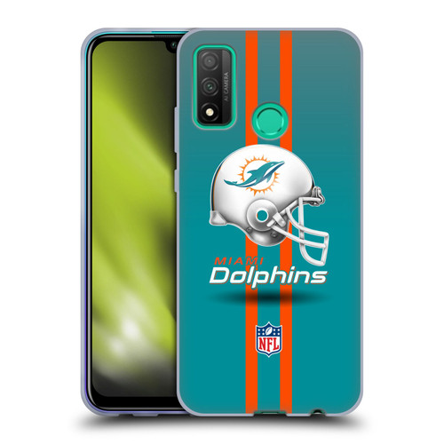 NFL Miami Dolphins Logo Helmet Soft Gel Case for Huawei P Smart (2020)