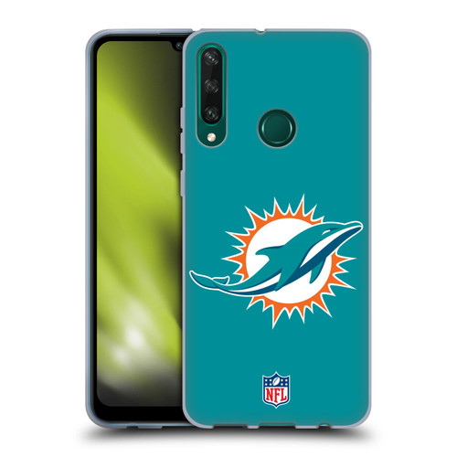 NFL Miami Dolphins Logo Plain Soft Gel Case for Huawei Y6p