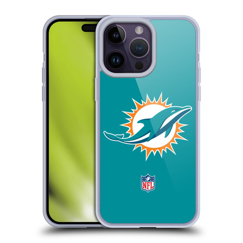 NFL Miami Dolphins Logo Plain Soft Gel Case for Apple iPhone 14 Pro Max NFL Miami Dolphins Logo Plain Soft Gel Case for Apple iPhone 14 Pro Max