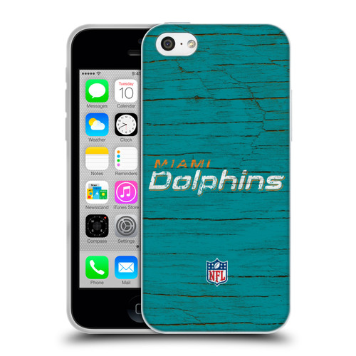 NFL Miami Dolphins Logo Distressed Look Soft Gel Case for Apple iPhone 5c NFL Miami Dolphins Logo Distressed Look Soft Gel Case for Apple iPhone 5c