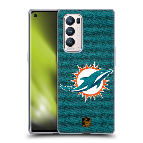 NFL Miami Dolphins Logo Football Soft Gel Case for OPPO Find X3 Neo / Reno5 Pro+ 5G