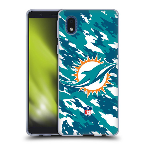 NFL Miami Dolphins Logo Camou Soft Gel Case for Samsung Galaxy A01 Core (2020) NFL Miami Dolphins Logo Camou Soft Gel Case for Samsung Galaxy A01 Core (2020)