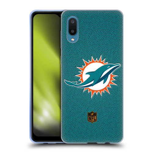 NFL Miami Dolphins Logo Football Soft Gel Case for Samsung Galaxy A02/M02 (2021)
