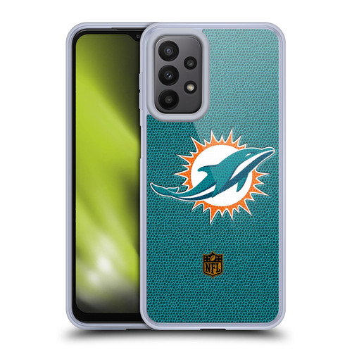 NFL Miami Dolphins Logo Football Soft Gel Case for Samsung Galaxy A23 / 5G (2022) NFL Miami Dolphins Logo Football Soft Gel Case for Samsung Galaxy A23 / 5G (2022)
