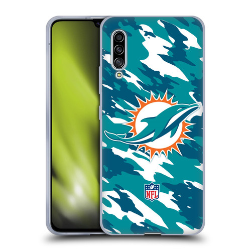 NFL Miami Dolphins Logo Camou Soft Gel Case for Samsung Galaxy A90 5G (2019)