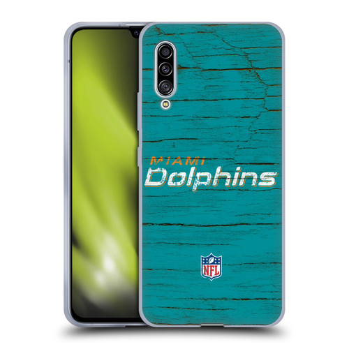 NFL Miami Dolphins Logo Distressed Look Soft Gel Case for Samsung Galaxy A90 5G (2019)