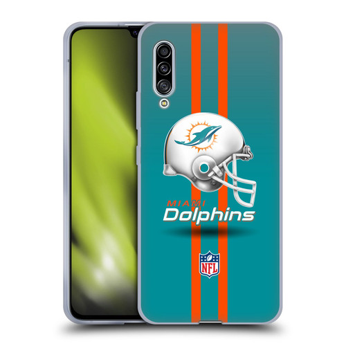 NFL Miami Dolphins Logo Helmet Soft Gel Case for Samsung Galaxy A90 5G (2019)