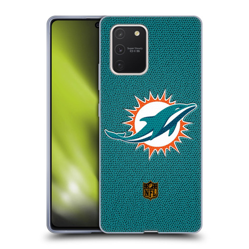 NFL Miami Dolphins Logo Football Soft Gel Case for Samsung Galaxy S10 Lite