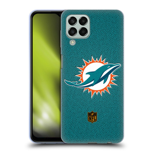 NFL Miami Dolphins Logo Football Soft Gel Case for Samsung Galaxy M33 (2022)