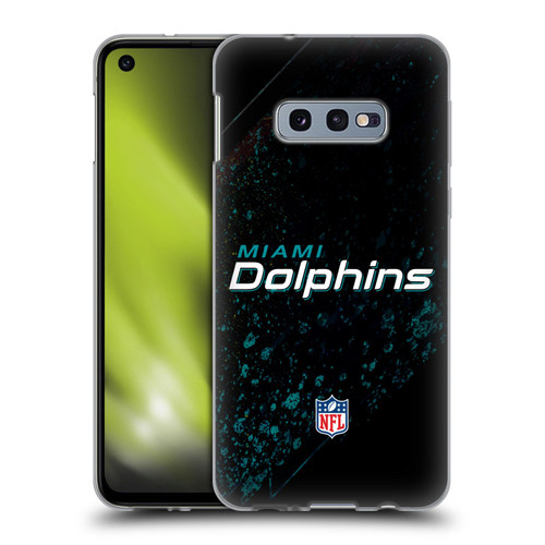 NFL Miami Dolphins Logo Blur Soft Gel Case for Samsung Galaxy S10e