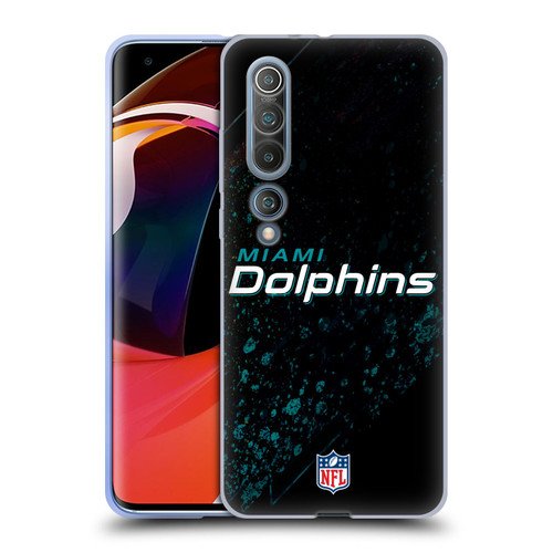 NFL Miami Dolphins Logo Blur Soft Gel Case for Xiaomi Mi 10 5G / Mi 10 Pro 5G