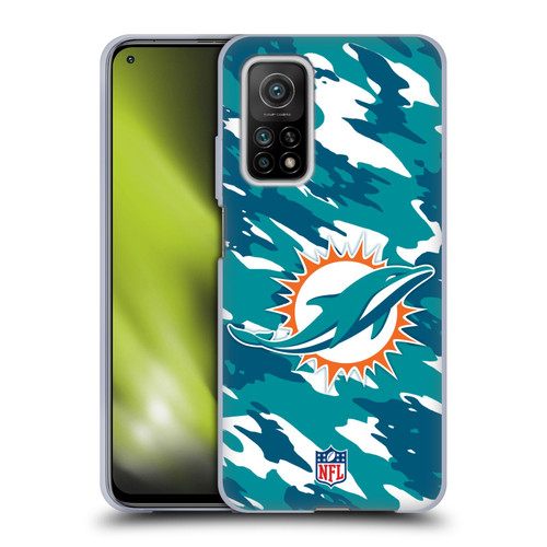 NFL Miami Dolphins Logo Camou Soft Gel Case for Xiaomi Mi 10T 5G