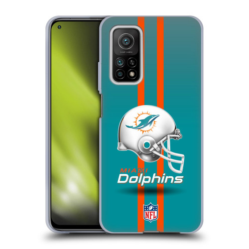 NFL Miami Dolphins Logo Helmet Soft Gel Case for Xiaomi Mi 10T 5G