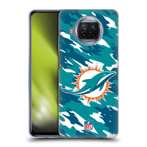 NFL Miami Dolphins Logo Camou Soft Gel Case for Xiaomi Mi 10T Lite 5G
