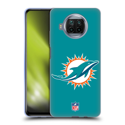 NFL Miami Dolphins Logo Plain Soft Gel Case for Xiaomi Mi 10T Lite 5G