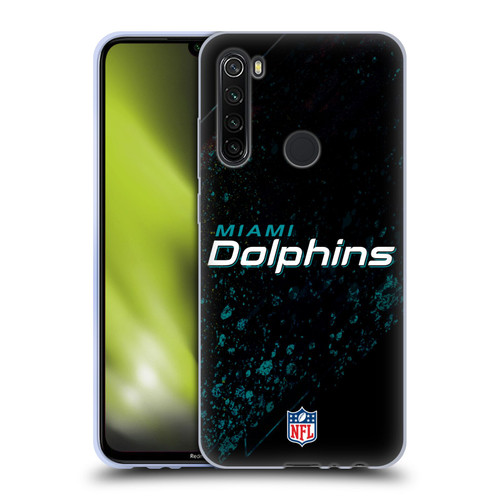 NFL Miami Dolphins Logo Blur Soft Gel Case for Xiaomi Redmi Note 8T