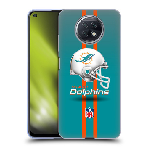 NFL Miami Dolphins Logo Helmet Soft Gel Case for Xiaomi Redmi Note 9T 5G