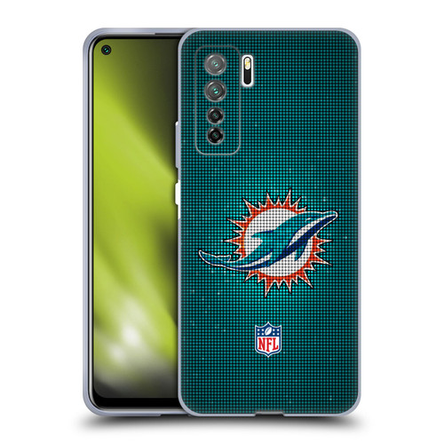 NFL Miami Dolphins Artwork LED Soft Gel Case for Huawei Nova 7 SE/P40 Lite 5G