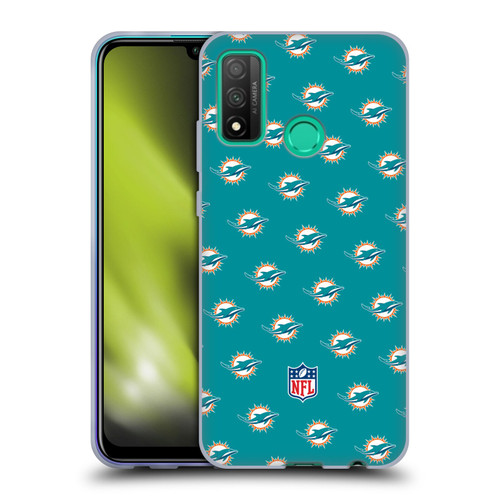 NFL Miami Dolphins Artwork Patterns Soft Gel Case for Huawei P Smart (2020)