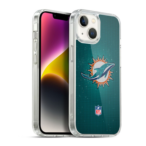 NFL Miami Dolphins Artwork LED Soft Gel Case for Apple iPhone 14
