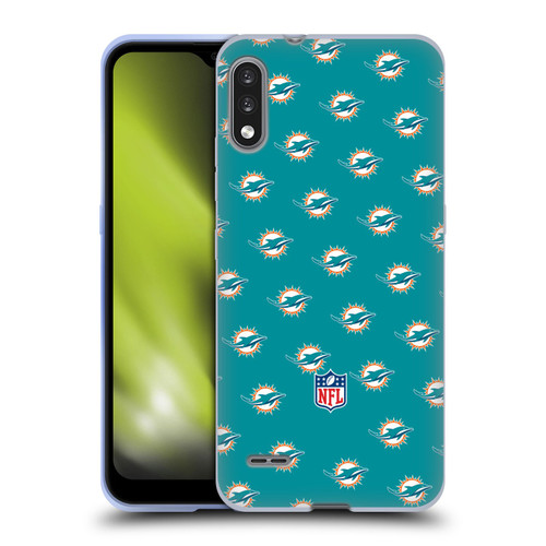 NFL Miami Dolphins Artwork Patterns Soft Gel Case for LG K22