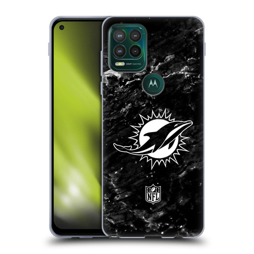 NFL Miami Dolphins Artwork Marble Soft Gel Case for Motorola Moto G Stylus 5G 2021