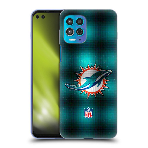 NFL Miami Dolphins Artwork LED Soft Gel Case for Motorola Moto G100