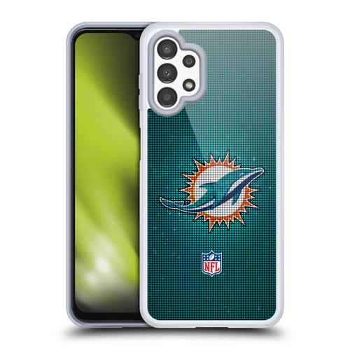NFL Miami Dolphins Artwork LED Soft Gel Case for Samsung Galaxy A13 (2022)