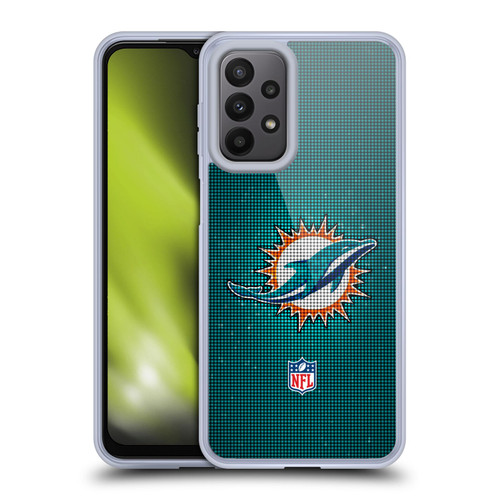 NFL Miami Dolphins Artwork LED Soft Gel Case for Samsung Galaxy A23 / 5G (2022)