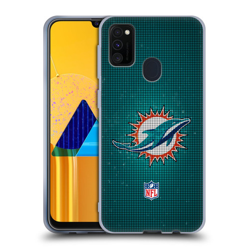 NFL Miami Dolphins Artwork LED Soft Gel Case for Samsung Galaxy M30s (2019)/M21 (2020)