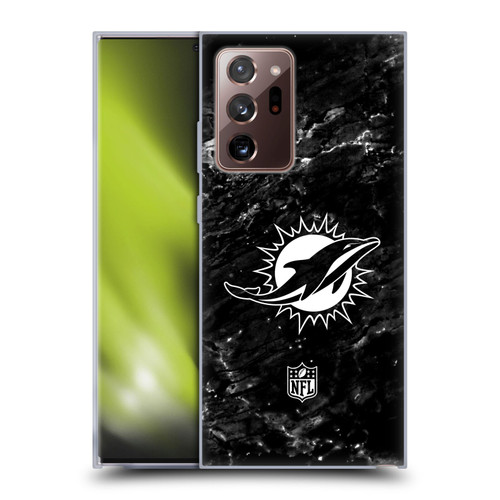 NFL Miami Dolphins Artwork Marble Soft Gel Case for Samsung Galaxy Note20 Ultra / 5G