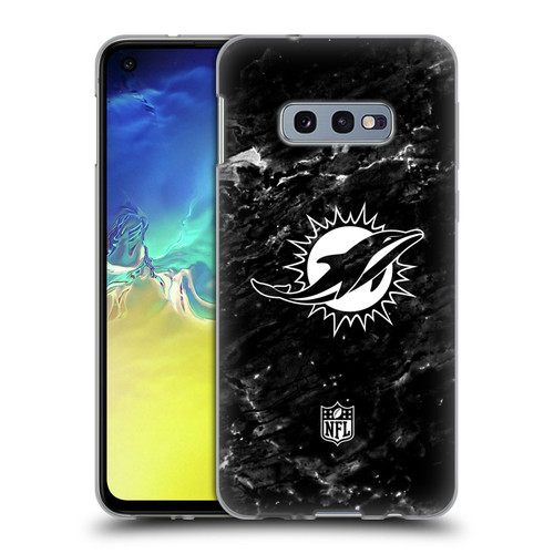 NFL Miami Dolphins Artwork Marble Soft Gel Case for Samsung Galaxy S10e