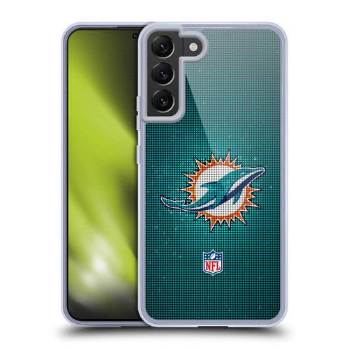 NFL Miami Dolphins Artwork LED Soft Gel Case for Samsung Galaxy S22+ 5G
