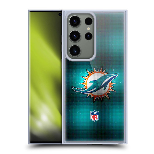 NFL Miami Dolphins Artwork LED Soft Gel Case for Samsung Galaxy S23 Ultra 5G