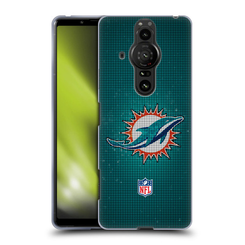 NFL Miami Dolphins Artwork LED Soft Gel Case for Sony Xperia Pro-I