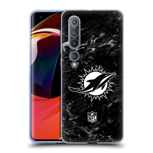 NFL Miami Dolphins Artwork Marble Soft Gel Case for Xiaomi Mi 10 5G / Mi 10 Pro 5G