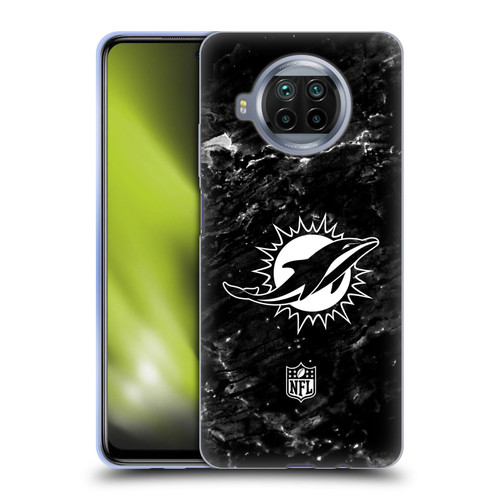 NFL Miami Dolphins Artwork Marble Soft Gel Case for Xiaomi Mi 10T Lite 5G