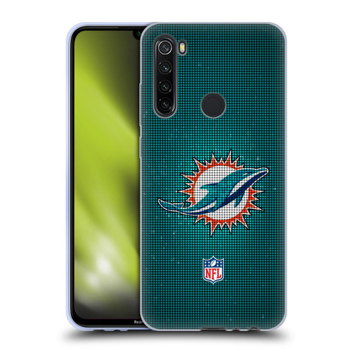 NFL Miami Dolphins Artwork LED Soft Gel Case for Xiaomi Redmi Note 8T