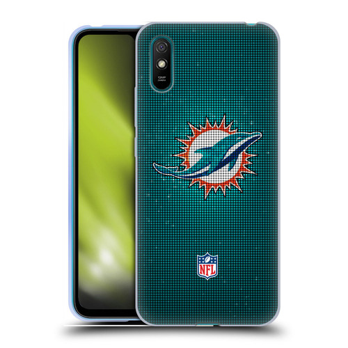 NFL Miami Dolphins Artwork LED Soft Gel Case for Xiaomi Redmi 9A / Redmi 9AT