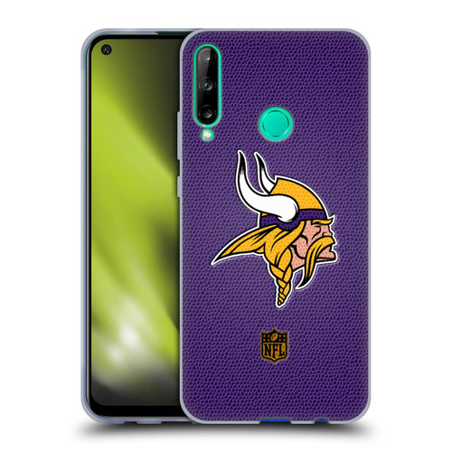 NFL Minnesota Vikings Logo Football Soft Gel Case for Huawei P40 lite E