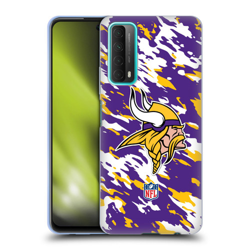 NFL Minnesota Vikings Logo Camou Soft Gel Case for Huawei P Smart (2021)