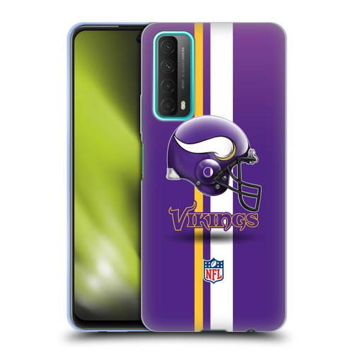 NFL Minnesota Vikings Logo Helmet Soft Gel Case for Huawei P Smart (2021)