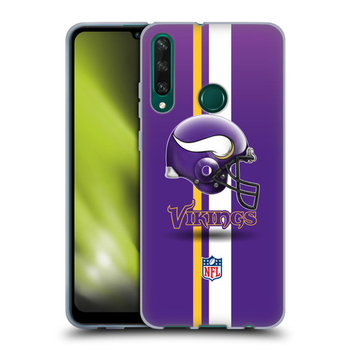 NFL Minnesota Vikings Logo Helmet Soft Gel Case for Huawei Y6p