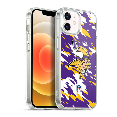 NFL Minnesota Vikings Logo Camou Soft Gel Case for Apple iPhone 12 / iPhone 12 Pro & MagSafe