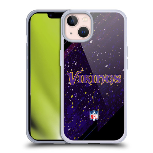 NFL Minnesota Vikings Logo Blur Soft Gel Case for Apple iPhone 13 NFL Minnesota Vikings Logo Blur Soft Gel Case for Apple iPhone 13