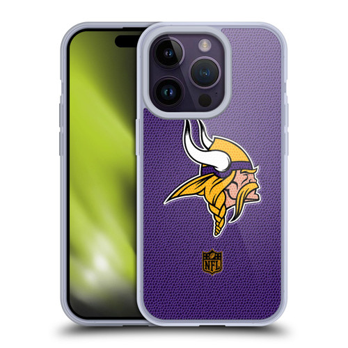 NFL Minnesota Vikings Logo Football Soft Gel Case for Apple iPhone 14 Pro NFL Minnesota Vikings Logo Football Soft Gel Case for Apple iPhone 14 Pro