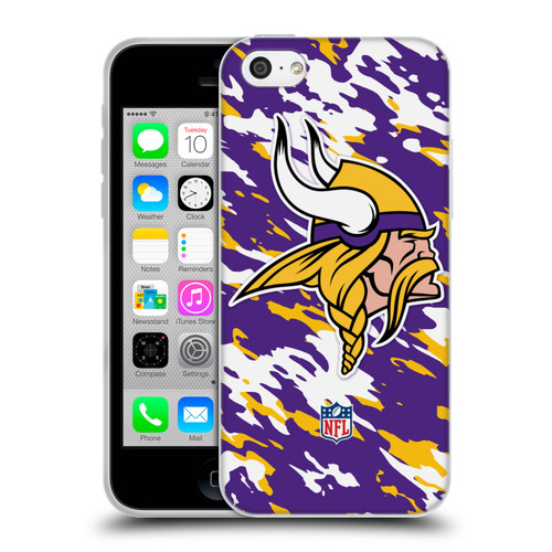 NFL Minnesota Vikings Logo Camou Soft Gel Case for Apple iPhone 5c NFL Minnesota Vikings Logo Camou Soft Gel Case for Apple iPhone 5c