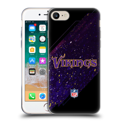 NFL Minnesota Vikings Logo Blur Soft Gel Case for Apple iPhone 7 / 8 / SE 2020 & 2022 NFL Minnesota Vikings Logo Blur Soft Gel Case for Apple iPhone 7 / 8 / SE 2020 & 2022