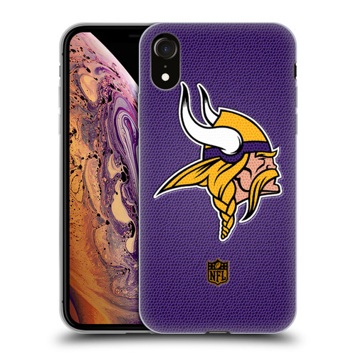 NFL Minnesota Vikings Logo Football Soft Gel Case for Apple iPhone XR NFL Minnesota Vikings Logo Football Soft Gel Case for Apple iPhone XR