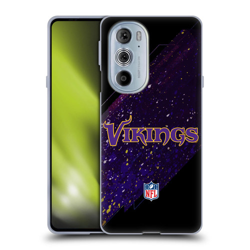 NFL Minnesota Vikings Logo Blur Soft Gel Case for Motorola Edge X30